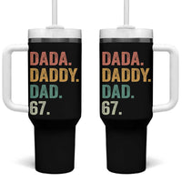 Dada Daddy Dad 67 Tumbler With Handle Funny Six Seven Father's Day