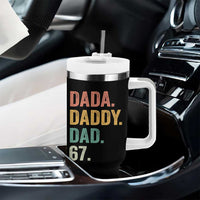 Dada Daddy Dad 67 Tumbler With Handle Funny Six Seven Father's Day