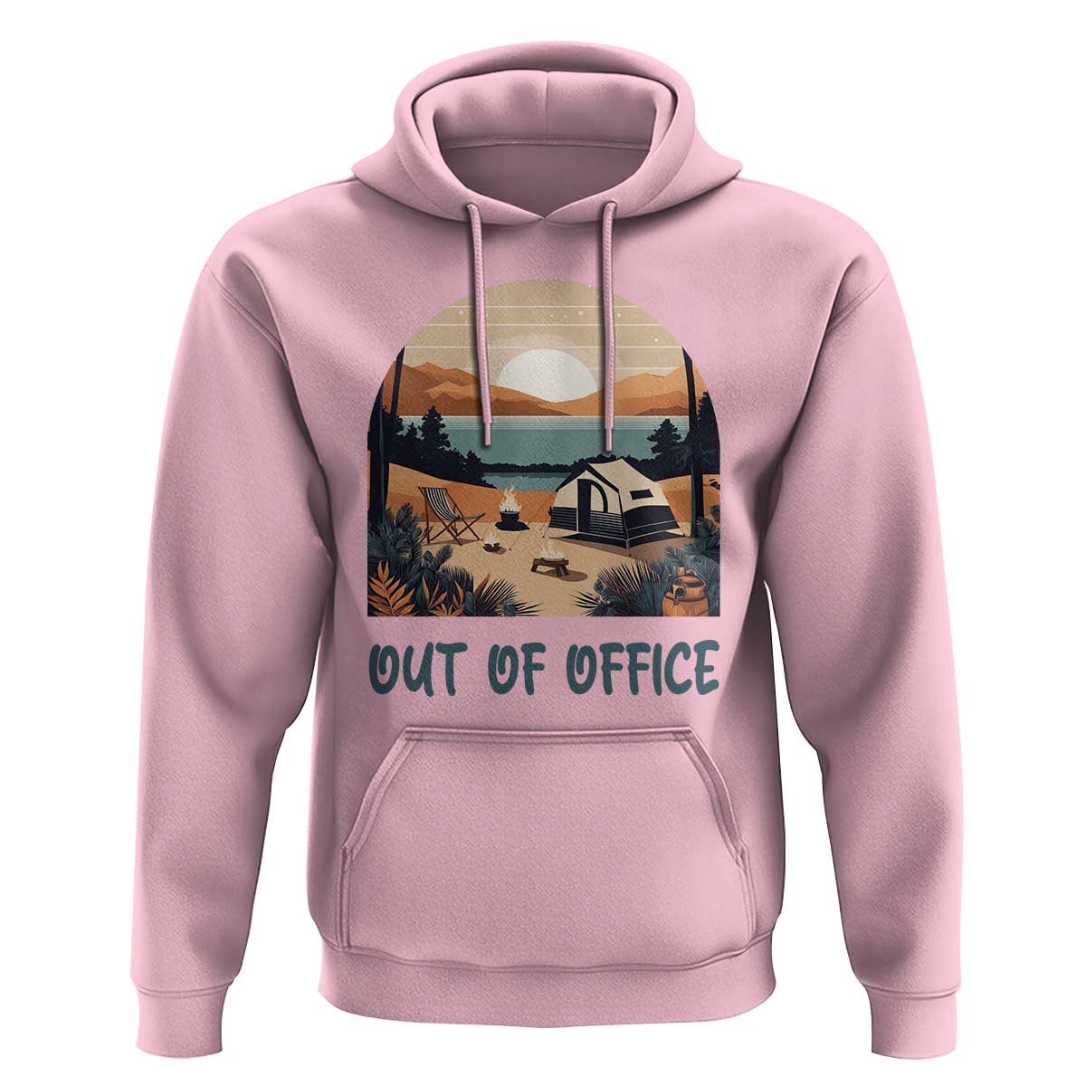 Vacation Hoodie Out Of Office Travel Blogger - Wonder Print Shop