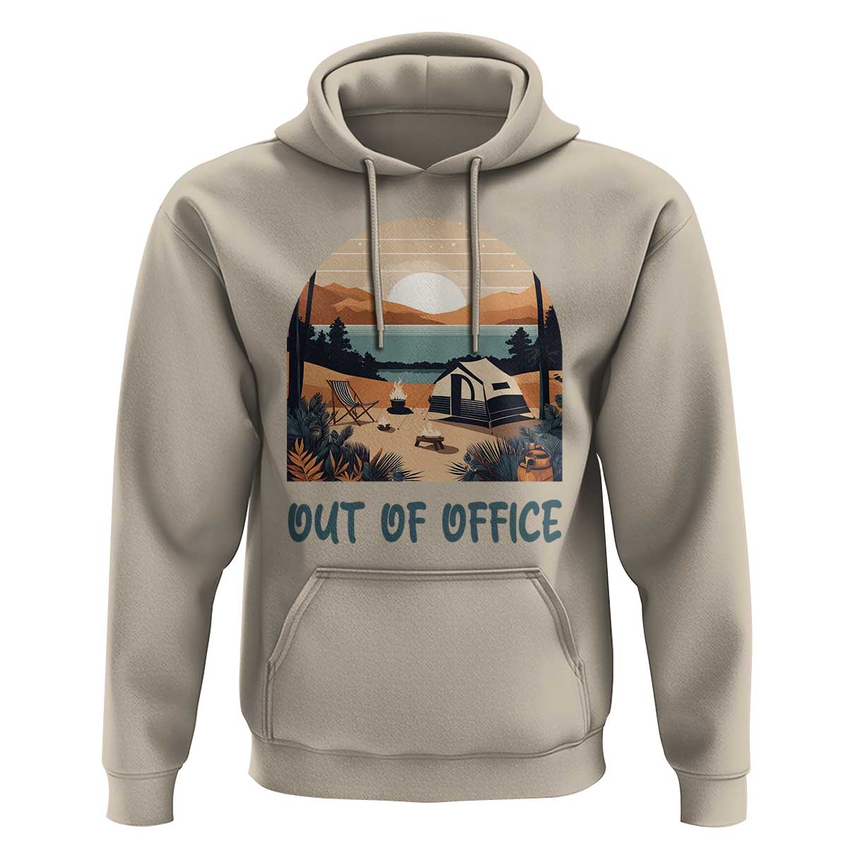 Vacation Hoodie Out Of Office Travel Blogger - Wonder Print Shop