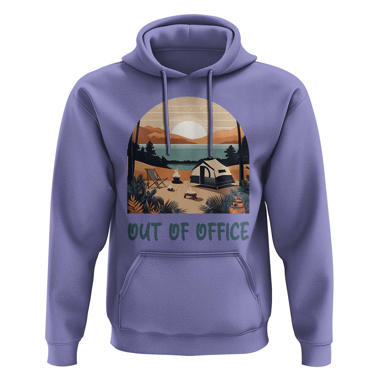 Vacation Hoodie Out Of Office Travel Blogger - Wonder Print Shop