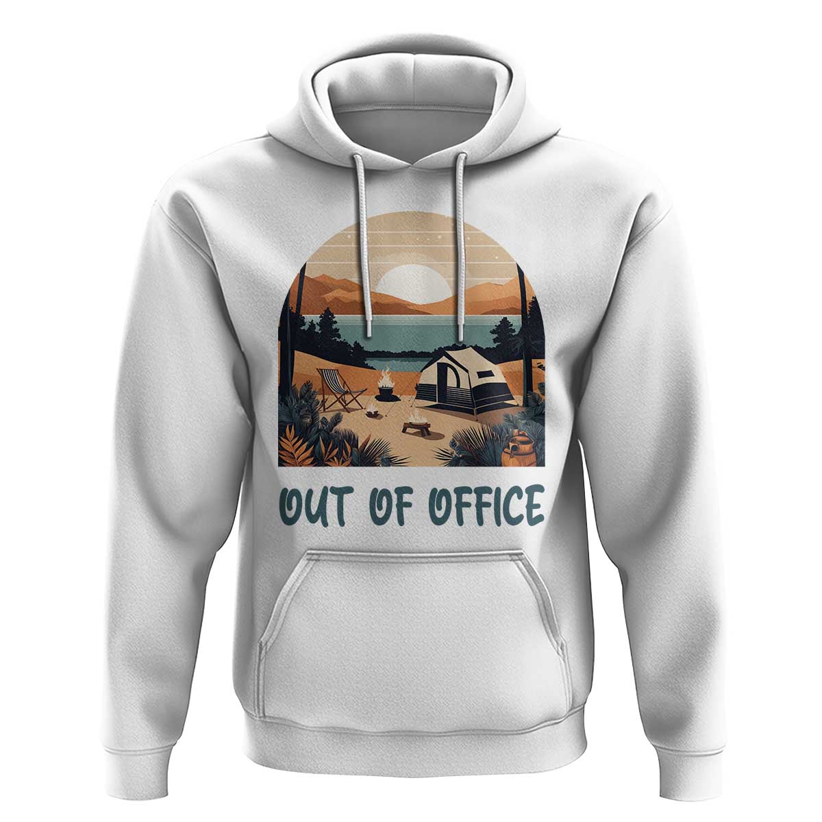 Vacation Hoodie Out Of Office Travel Blogger - Wonder Print Shop