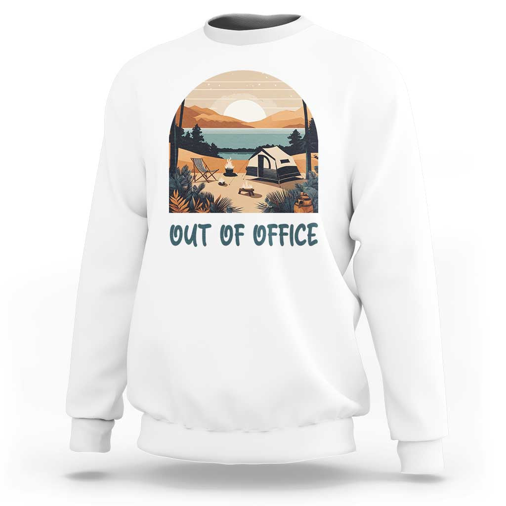 Vacation Sweatshirt Out Of Office Travel Blogger - Wonder Print Shop