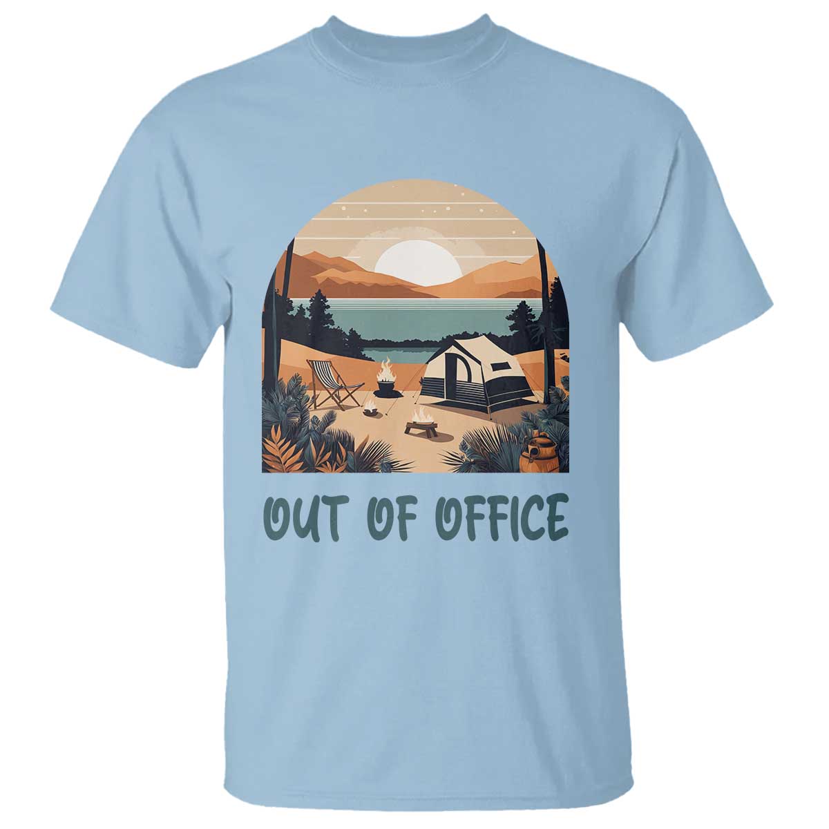Vacation T Shirt Out Of Office Travel Blogger - Wonder Print Shop