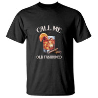 Vintage Whiskey T Shirt Call Me Old Fashioned Whiskey Cocktail Bourbon Cocktail - Wonder Print Shop