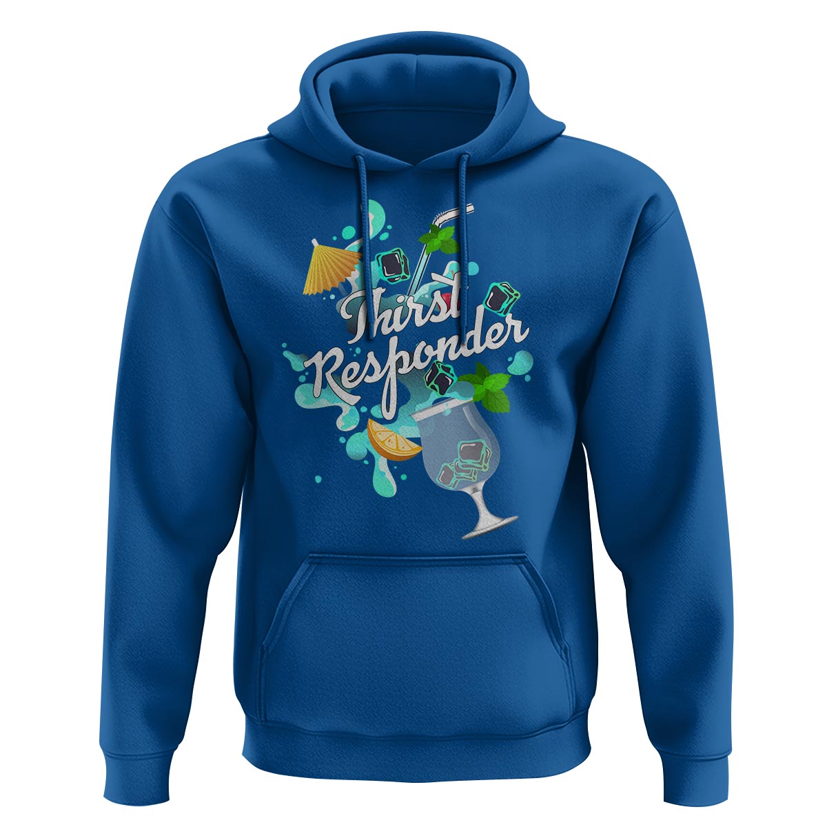 Cocktail Lover Hoodie Thirst Responder Funny Mixologists Bartender - Wonder Print Shop