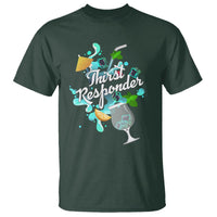 Cocktail Lover T Shirt Thirst Responder Funny Mixologists Bartender - Wonder Print Shop