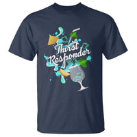 Cocktail Lover T Shirt Thirst Responder Funny Mixologists Bartender - Wonder Print Shop