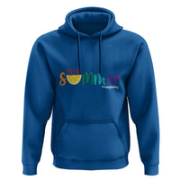 Cute Summer Vacation Hoodie Hello Summer Happy Last Day Sunshine Lemon - Wonder Print Shop