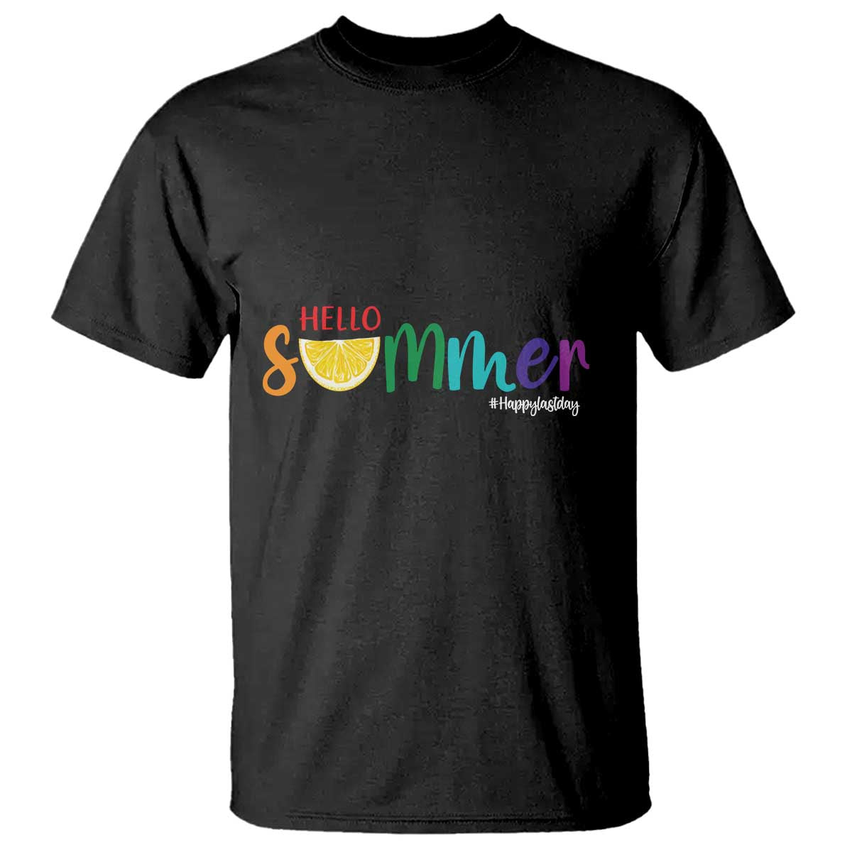 Cute Summer Vacation T Shirt Hello Summer Happy Last Day Sunshine Lemon - Wonder Print Shop