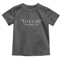Funny Uh Oh England 1776 Toddler T Shirt 4th Of July USA Grunge Union Jack Flag - Wonder Print Shop