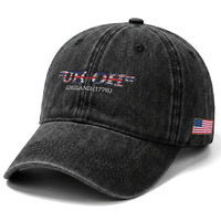 Funny Uh Oh England 1776 Washed Cotton Baseball Cap 4th Of July USA Grunge Union Jack Flag