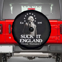 Funny Suck It England Spare Tire Cover 4th of July 1776 George Washington - Wonder Print Shop