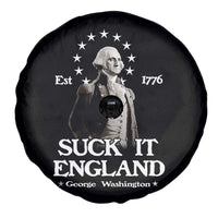 Funny Suck It England Spare Tire Cover 4th of July 1776 George Washington - Wonder Print Shop