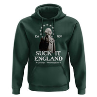 Funny Suck It England Hoodie 4th of July 1776 George Washington - Wonder Print Shop