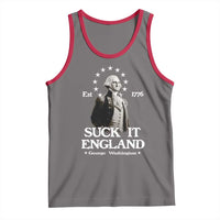 Funny Suck It England Tank Top 4th of July 1776 George Washington - Wonder Print Shop