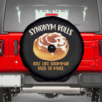 Funny Synonym Rolls Just Like Grammar Used To Make Spare Tire Cover Cinnamon Rolls Grammar Pun