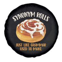 Funny Synonym Rolls Just Like Grammar Used To Make Spare Tire Cover Cinnamon Rolls Grammar Pun