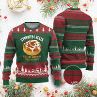 Funny Synonym Rolls Just Like Grammar Used To Make Ugly Christmas Sweater Cinnamon Rolls Grammar Pun