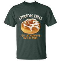 Funny Synonym Rolls Just Like Grammar Used To Make T Shirt Cinnamon Rolls Grammar Pun