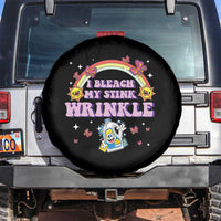 Funny I Bleach My Stink Wrinkle Spare Tire Cover Gag Adult Humor Rainbow Bleach Bottle - Wonder Print Shop