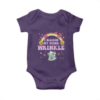 Funny I Bleach My Stink Wrinkle Baby Onesie Gag Adult Humor Rainbow Bleach Bottle - Wonder Print Shop