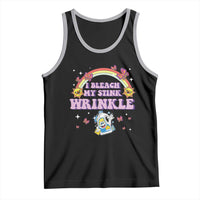 Funny I Bleach My Stink Wrinkle Tank Top Gag Adult Humor Rainbow Bleach Bottle - Wonder Print Shop