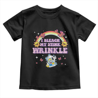 Funny I Bleach My Stink Wrinkle Toddler T Shirt Gag Adult Humor Rainbow Bleach Bottle - Wonder Print Shop