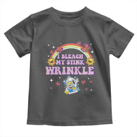 Funny I Bleach My Stink Wrinkle Toddler T Shirt Gag Adult Humor Rainbow Bleach Bottle - Wonder Print Shop
