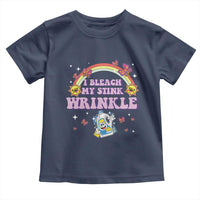 Funny I Bleach My Stink Wrinkle Toddler T Shirt Gag Adult Humor Rainbow Bleach Bottle - Wonder Print Shop