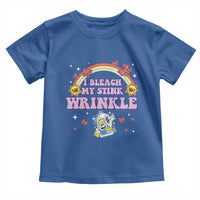 Funny I Bleach My Stink Wrinkle Toddler T Shirt Gag Adult Humor Rainbow Bleach Bottle - Wonder Print Shop