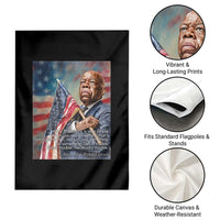 John Lewis Garden Flag My Philosophy Is Very Simple Get In Good Trouble Necessary Trouble - Wonder Print Shop