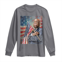 John Lewis Long Sleeve Shirt My Philosophy Is Very Simple Get In Good Trouble Necessary Trouble - Wonder Print Shop