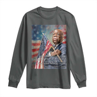 John Lewis Long Sleeve Shirt My Philosophy Is Very Simple Get In Good Trouble Necessary Trouble - Wonder Print Shop