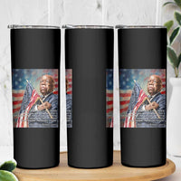 John Lewis Skinny Tumbler My Philosophy Is Very Simple Get In Good Trouble Necessary Trouble - Wonder Print Shop