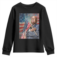 John Lewis Youth Sweatshirt My Philosophy Is Very Simple Get In Good Trouble Necessary Trouble - Wonder Print Shop