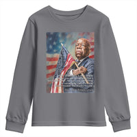 John Lewis Youth Sweatshirt My Philosophy Is Very Simple Get In Good Trouble Necessary Trouble - Wonder Print Shop