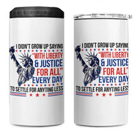 Funny I Didn't Grow Up Saying With Liberty And Justice For All 4 in 1 Can Cooler Tumbler - Wonder Print Shop