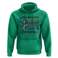 Funny I Didn't Grow Up Saying With Liberty And Justice For All Hoodie - Wonder Print Shop
