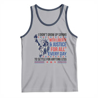 Funny I Didn't Grow Up Saying With Liberty And Justice For All Tank Top - Wonder Print Shop