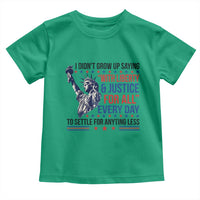 Funny I Didn't Grow Up Saying With Liberty And Justice For All Toddler T Shirt - Wonder Print Shop