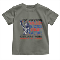 Funny I Didn't Grow Up Saying With Liberty And Justice For All Toddler T Shirt - Wonder Print Shop