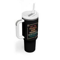 Funny Get In Good Necessary Trouble Tumbler With Handle John Lewis Civil Rights Social Justice - Wonder Print Shop