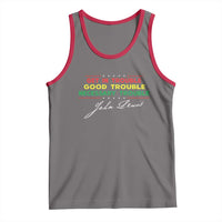 John Lewis Quote Tank Top Get In Good Necessary Trouble Civil Rights - Wonder Print Shop