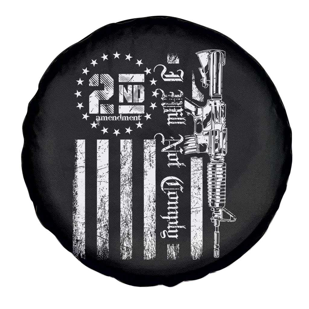 2nd Amendment I Will Not Comply Spare Tire Cover AR15 Pro-Gun Rights American Flag - Wonder Print Shop
