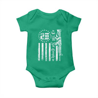 2nd Amendment I Will Not Comply Baby Onesie AR15 Pro-Gun Rights American Flag - Wonder Print Shop