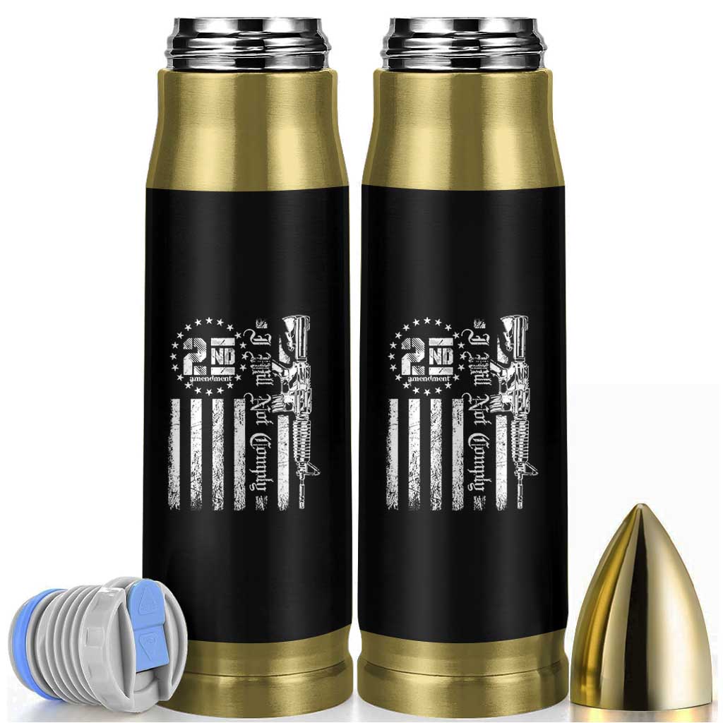 2nd Amendment I Will Not Comply Bullet Tumbler AR15 Pro-Gun Rights American Flag - Wonder Print Shop