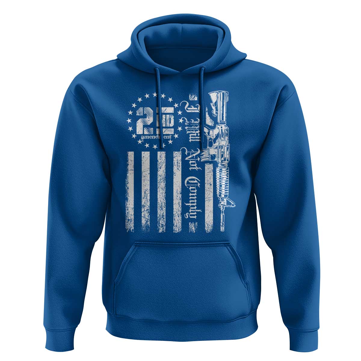 2nd Amendment I Will Not Comply Hoodie AR15 Pro-Gun Rights American Flag - Wonder Print Shop