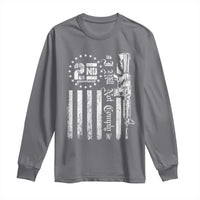 2nd Amendment I Will Not Comply Long Sleeve Shirt AR15 Pro-Gun Rights American Flag - Wonder Print Shop