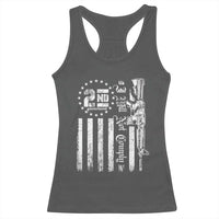 2nd Amendment I Will Not Comply Racerback Tank Top AR15 Pro-Gun Rights American Flag - Wonder Print Shop